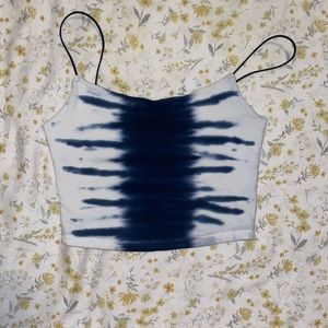 Aeropostale size small tie dye blue crop top